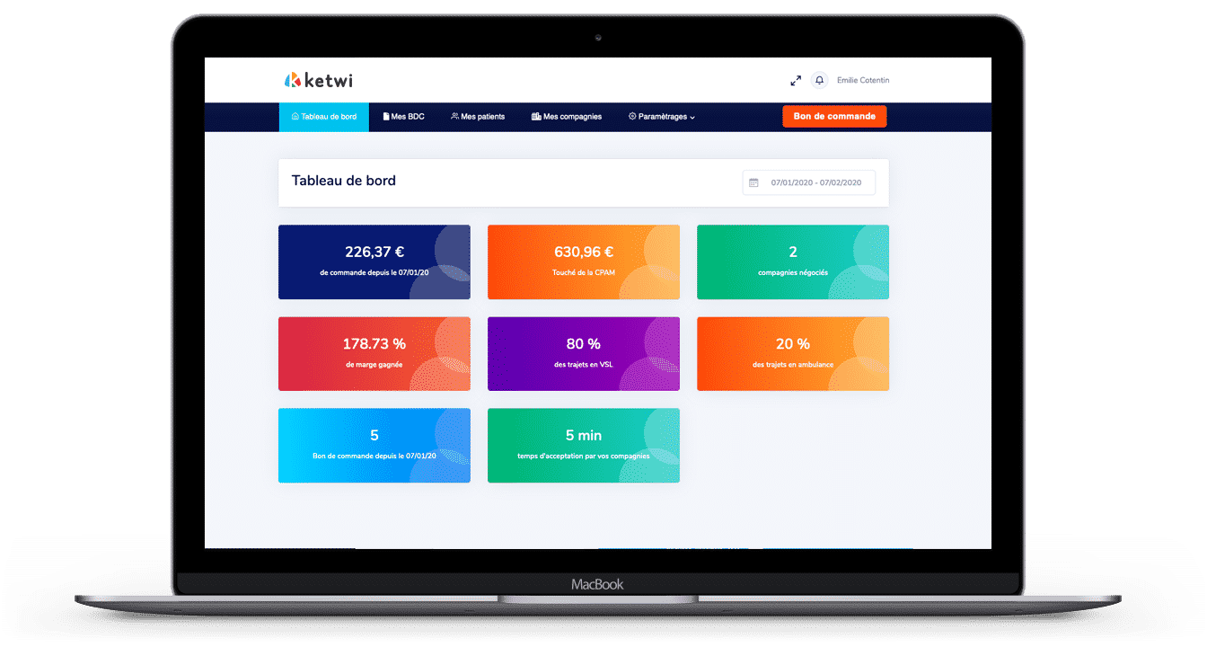 Solution de gestion de transport sanitaire KETWI